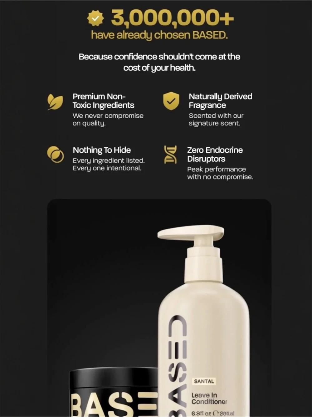 BASED BODYWORKS Style & Hydration Duo Set Leave In Conditioner Pomade NIB